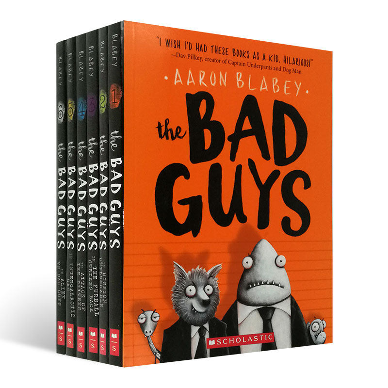 奇宝图书专营店的优惠券大全—the bad guys 1-6 大坏蛋英文原版小说