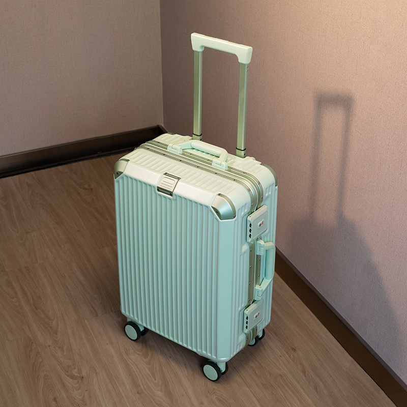 行李箱女小铝框拉杆箱20寸登机密码旅行轻便万向轮22加厚结实耐用已售