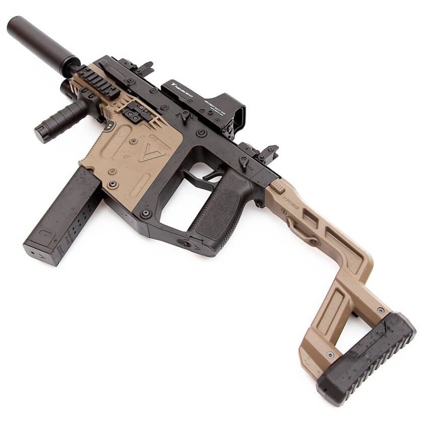 省10元 乐辉短剑2代改装电动连发水弹枪二代vector冲锋枪真人cs吃鸡