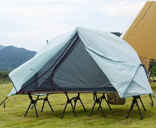 户外野营离地帐轻量化易携带行军床帐篷折叠铝合金遮阳棚防雨蚊帐