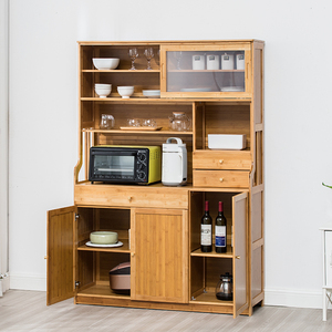 木厨柜子碗柜厨房竹竹图片