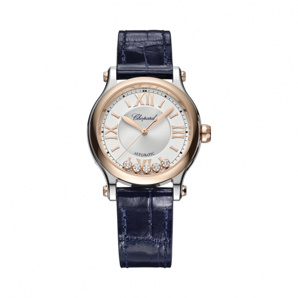 chopard萧邦手表happysport女表快乐5钻石皮带机械表278608-6001