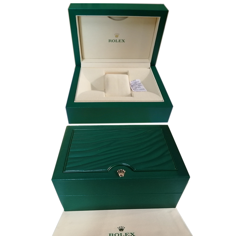 高档代用劳力士手表盒 波浪纹rolex绿水鬼手表包装盒高端送礼盒子