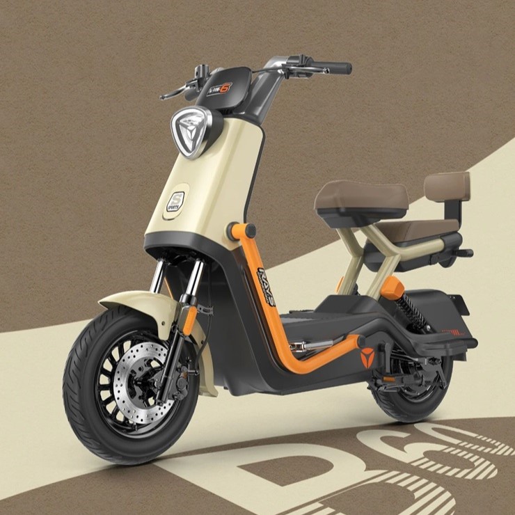 雅迪电动车冠能6代新品B60长续航电动自行车通勤时尚代步电动车