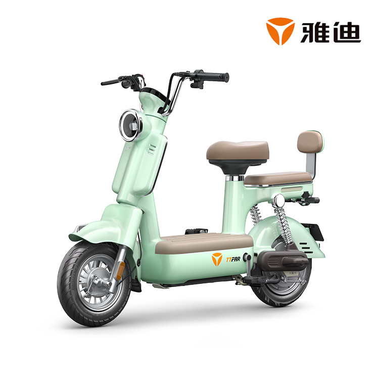 雅迪电动车冠能摩登新款国标车石墨烯电池长续航时尚电动自行车