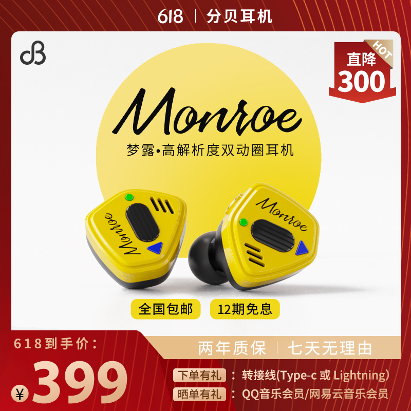 dB/分贝 梦露MONROE入耳有