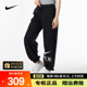 NIKE耐克女裤黑色休闲裤2024春新款运动裤跑步卫裤长裤FN1903-010