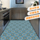 满铺厨房地垫大面积塑料pvc防滑防油家用可擦免洗中式专用地毯