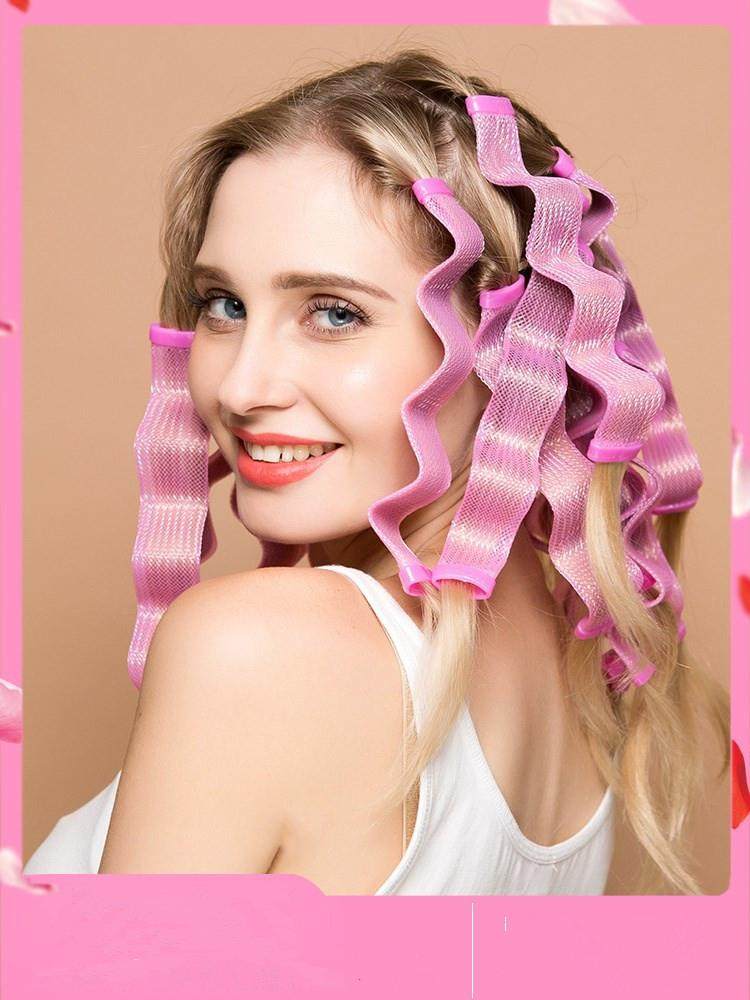 卷发器 波浪卷大卷 家用_发睡眠魔法卷发器泡面 水波纹卷发条懒人不伤