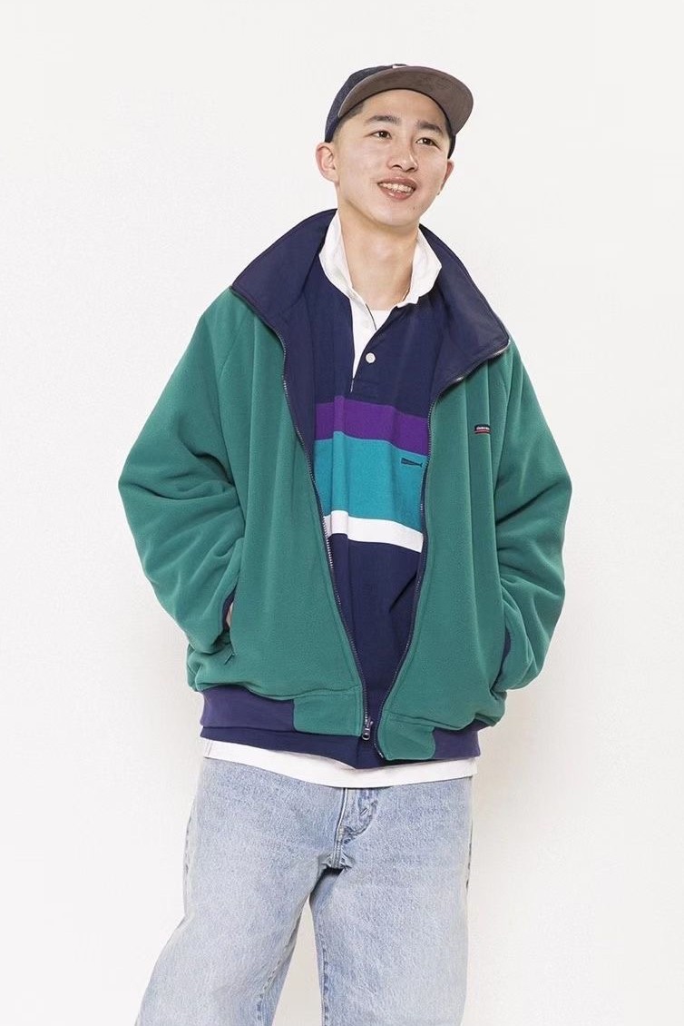 dcdt两面夹克双面穿摇粒绒尼龙余文乐西山彻wtaps ssz descendant