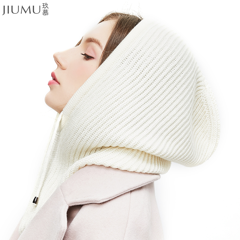 wool Hat multi-function knitting Wool cap scarf Collar one Hooded Ear thickening Collarin the Accessories/Leather belt/Hat/Muffler , Hat category - from Buy2taobao.com to provide professional Taobao agent buy service