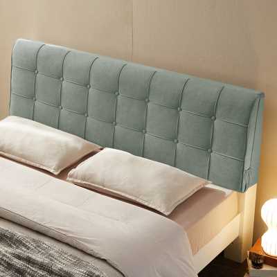 新款床头软包靠背旧床改造翻新榻榻米床头靠垫软包套罩自粘可拆.