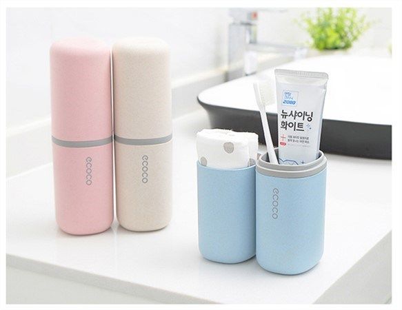 一折毛巾牙刷牙膏套装 三合一_旅行洗漱杯便携牙刷牙膏牙杯毛巾套装三