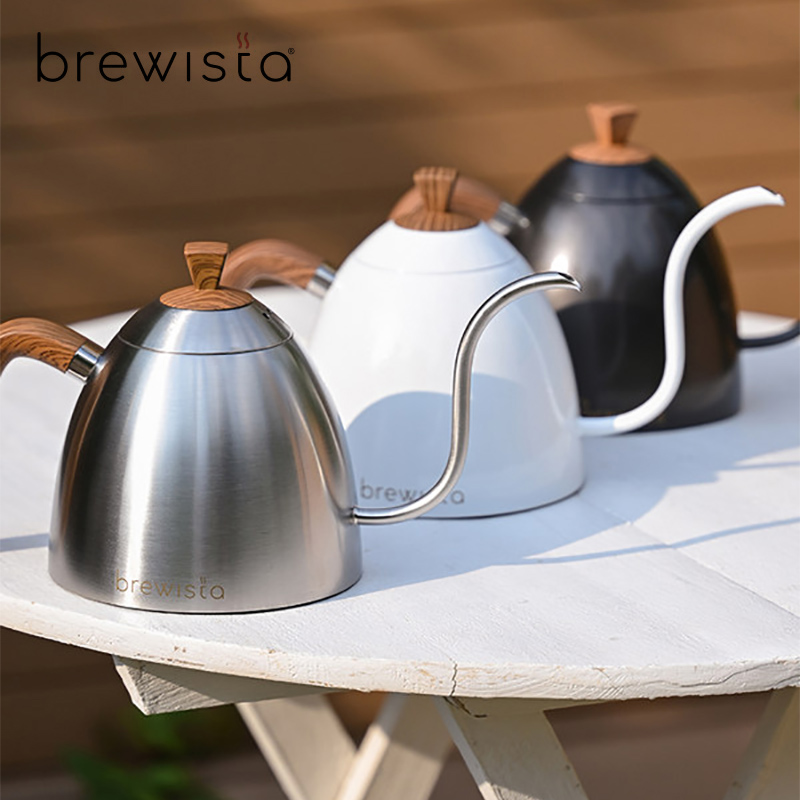 Brewista手冲咖啡壶挂耳咖啡茶冲泡壶不锈钢滴滤式咖啡细长嘴壶