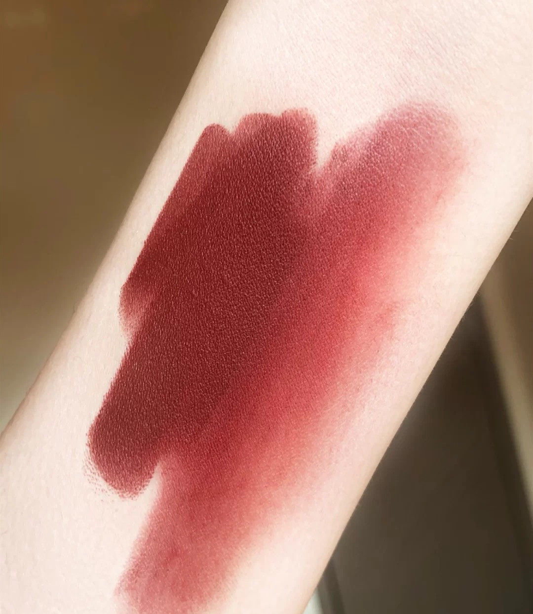 nars魔方口红mona栗子桃木色