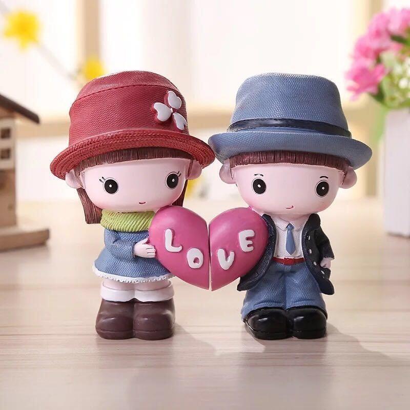 室内 可爱_2018情侣室内摆件装饰新款可爱少女小物件一对房间创意物品