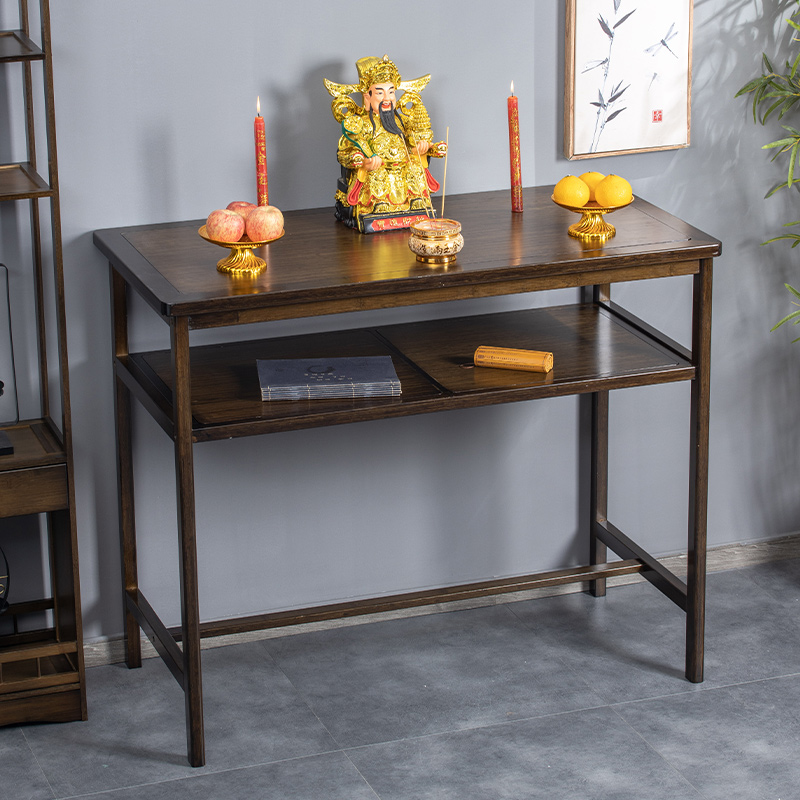 加宽供桌家用神台中式农村中堂香案桌佛龛供奉台佛桌现代简约风格