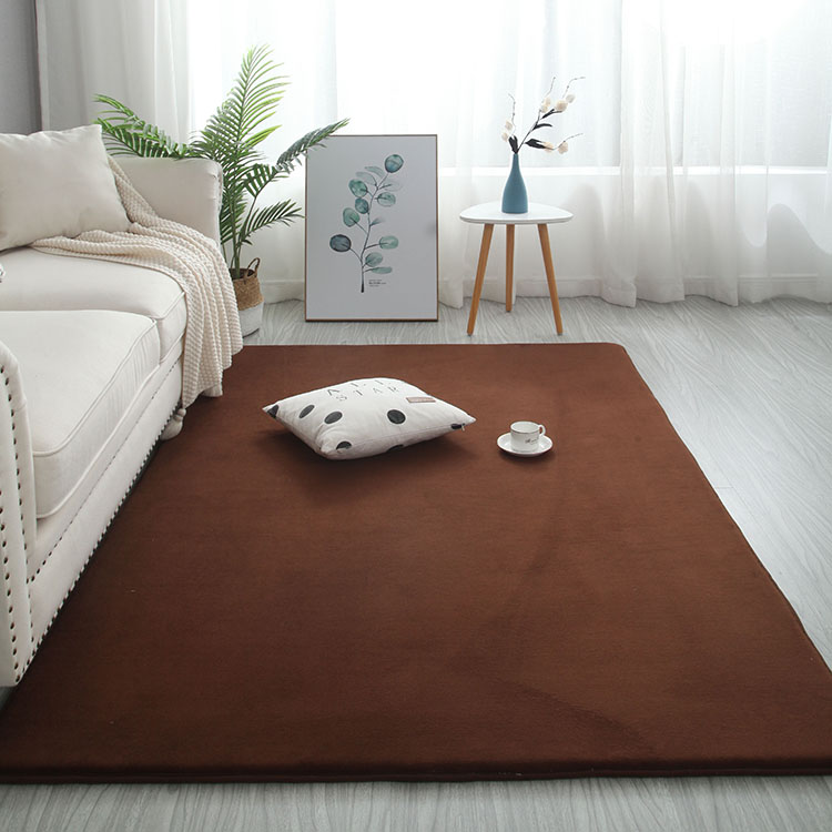 客厅地毯短绒加厚地垫卧室可睡可坐床边地毯整铺大面积榻榻米地垫