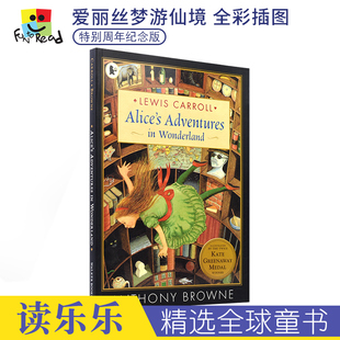 Alice's Adventures In Wonderland 爱丽丝梦游仙境 全彩插图 特别周年纪念版 世界经典儿童英语文学名著 英文原版进口图书