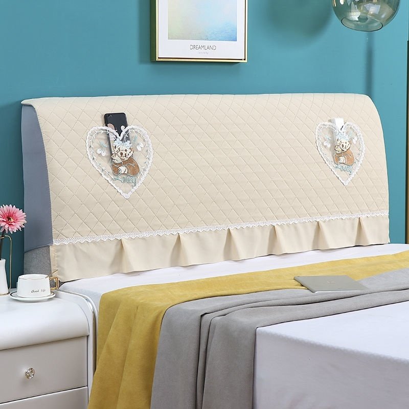 1米8的床头套罩全包通用型公主风格网红夹棉床头罩2021年新款简约