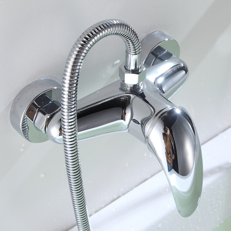 天润淋浴花洒混水阀冷热水龙头价格高标电镀可烟雾测试淋浴龙头