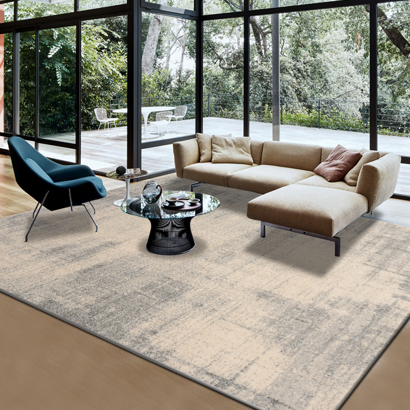 地毯客厅简约现代北欧风卧室茶几毯ins床边欧式美式家用轻奢地垫