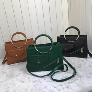 coach錢包工廠店品質怎麼樣 女包工廠庫存處理二層女士手提包韓版時尚款OL氣質定型單肩包 coach錢包專賣店