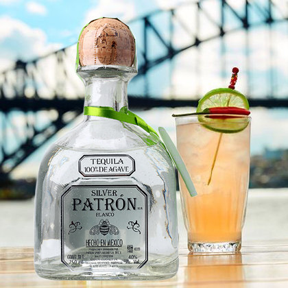 培恩银樽龙舌兰 patron silver tequila 墨西哥原装进口洋酒 正品