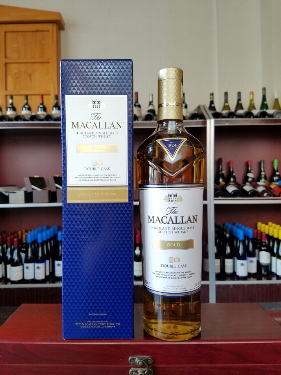 MACALLAN麦卡伦双雪莉桶 灿金单一麦芽苏格兰威士忌正品行货700ml