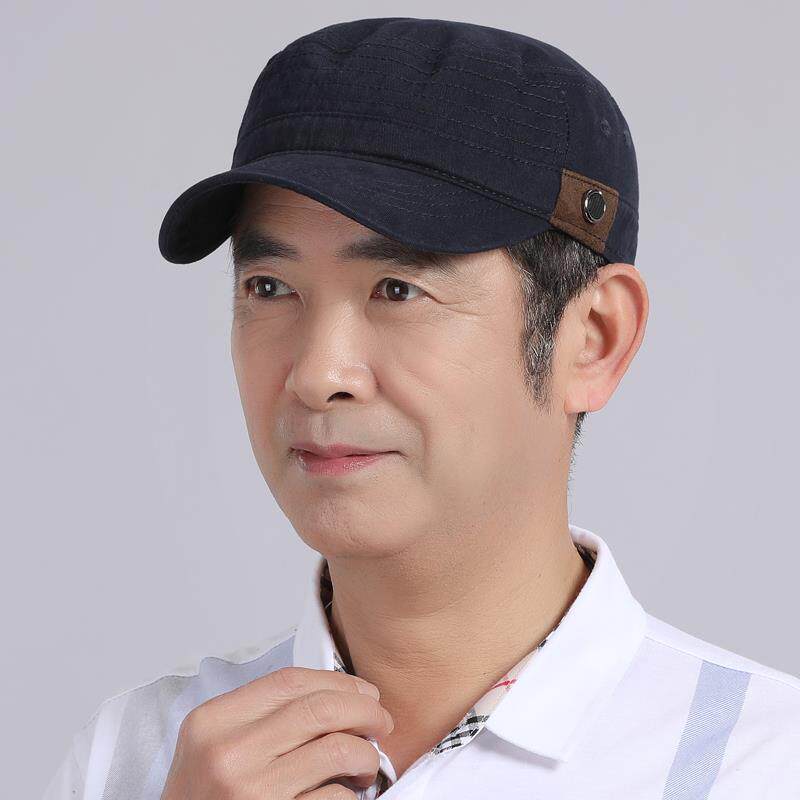 中老年帽子男春夏爸爸男士单春老人爷爷夏季老头春季老年平顶帽