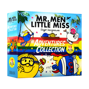 奇先生妙小姐英文版 探险12册礼盒装 英文原版绘本 Mr. Men and Little Miss Adventures  情商培养 幼儿英语启蒙图画故事书