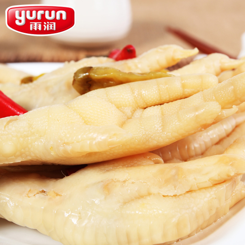 Yurun pickled pepper Phoenix claw 28g*10 vacuum packing single bulk Chicken feet Braised flavor Piquancy Office snacksin the Snacks/Nuts/Specialty , Beef jerky/Preserved pork/Lo Snacks , Chicken Snacks category - from Buy2taobao.com to provide professional Taobao agent buy service