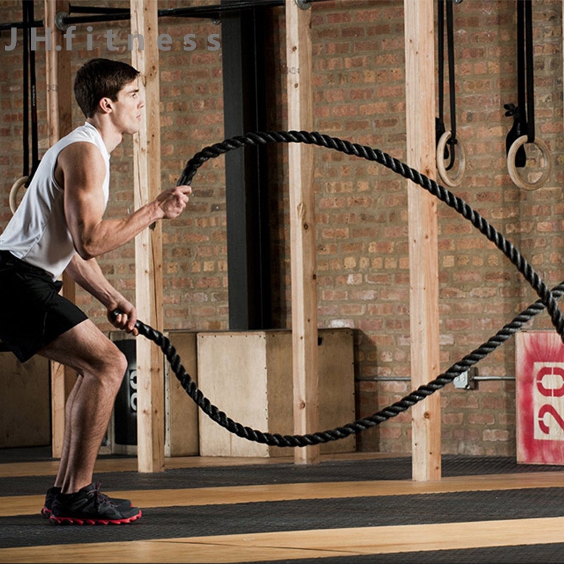 战绳甩大绳绳臂力绳体能训练绳爆发力力量站术战斗绳健身家用格斗