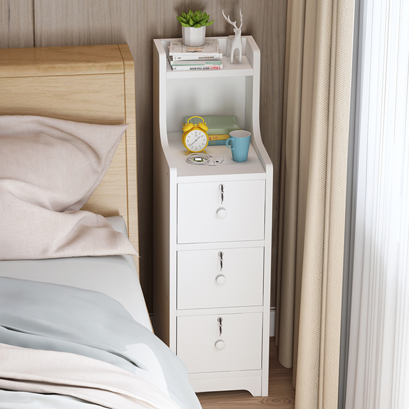 床头柜置物架迷你小型超窄简易款现代简约卧室收纳床边夹缝小柜子