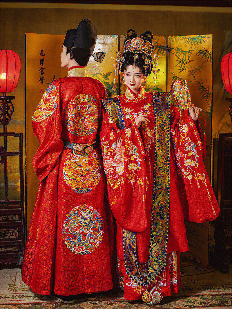 凤冠霞帔婚服汉服-特价促销-优惠券领取-价格|多少钱