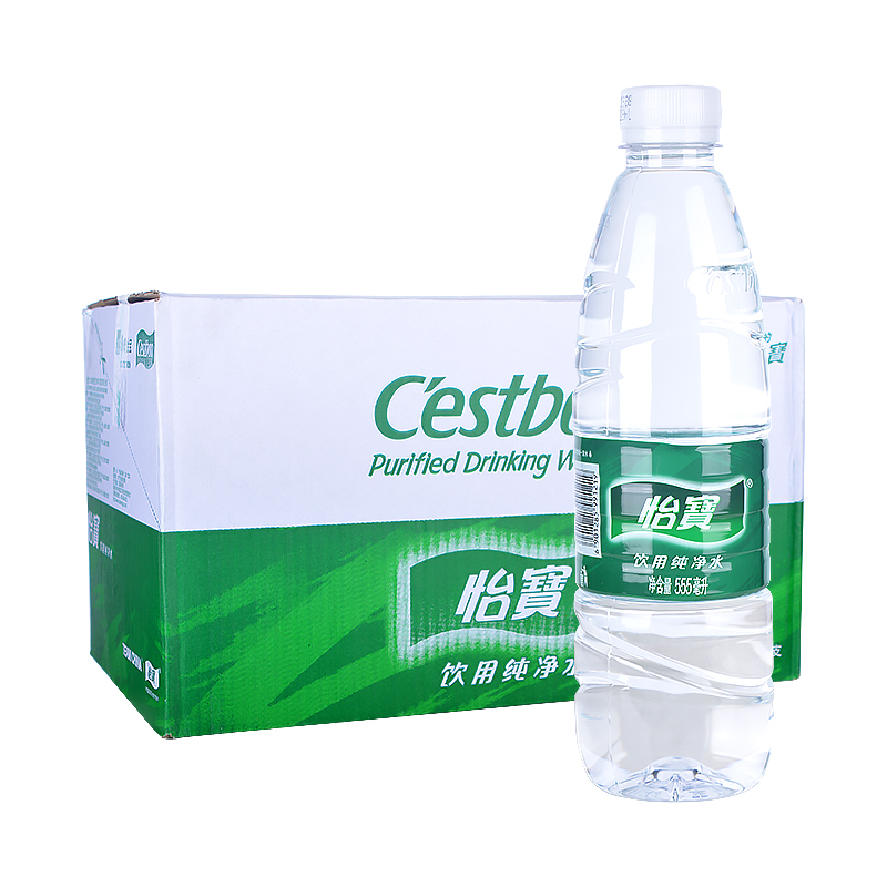 怡宝纯净饮用水555ml*24瓶整箱装小瓶水 北京包邮