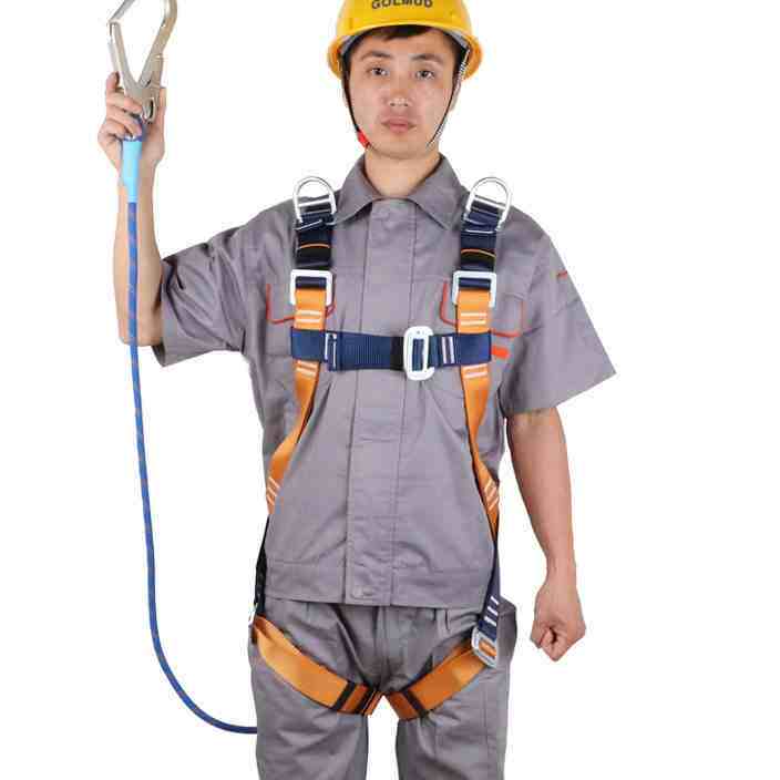 哥尔姆高空作业防护带防坠落全身式涤纶无护腰绳891 | 伊范儿时尚