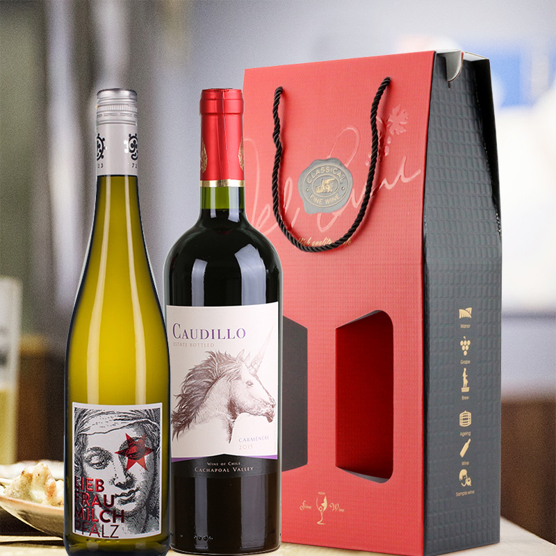 Germany Riesling Semi sweet White wine Imported red wine Mina dry red wine 750ml Special purchases for the Spring Festival Gift box packagingin the Liquor , Wine(new), Dry White static state Wine category - from Buy2taobao.com to provide professional Taobao agent buy service
