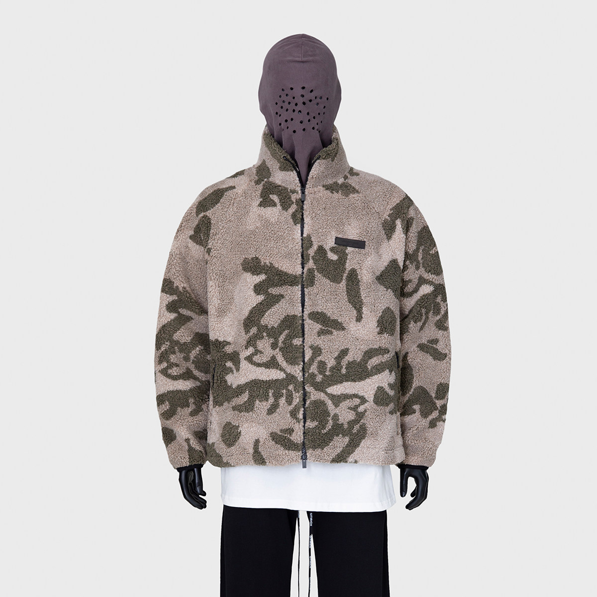 fog fear of god羊羔绒毛essentials摇粒绒卫衣高街加绒开衫外套