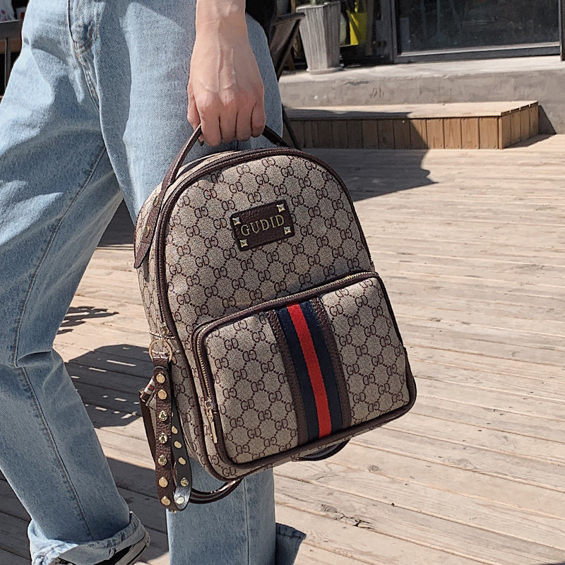 热销gucci女包 双肩包 休闲_古奇凯利酷奇2019夏季新款双肩包欧美时尚