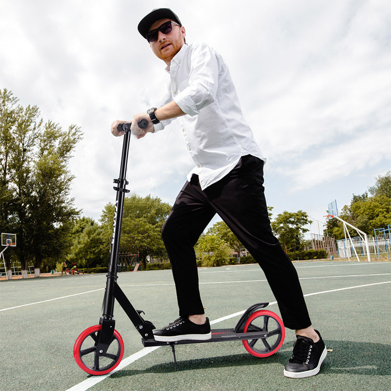 大号二两轮折叠大童男女孩单滑板车