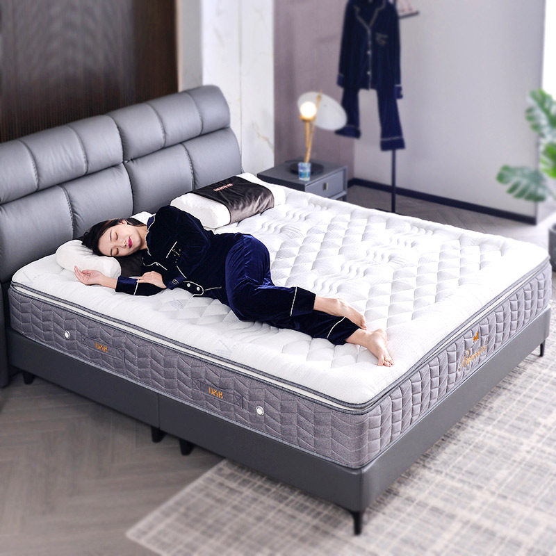 帝标家具加厚3d乳胶床垫正品双人独立弹簧席梦思床垫软硬适中