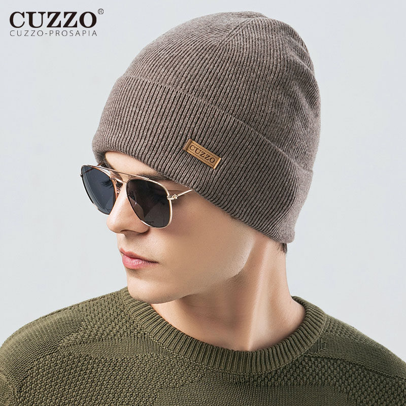 帽子男冬天保暖羊毛毛线帽潮流针织帽男士冬季韩版新款时尚包头帽