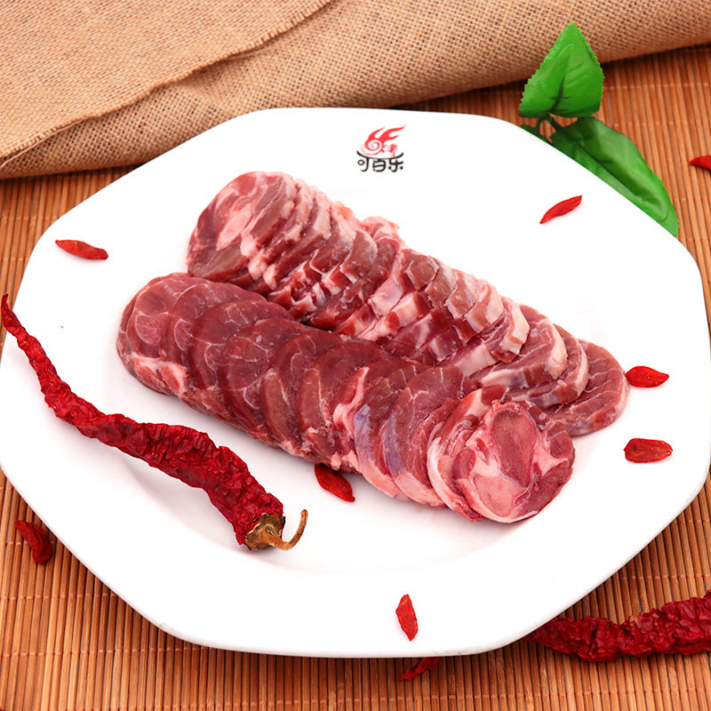 甘肃民勤沙漠生羊肉羔羊后腿排5斤精分割真空包装新鲜现杀羊排