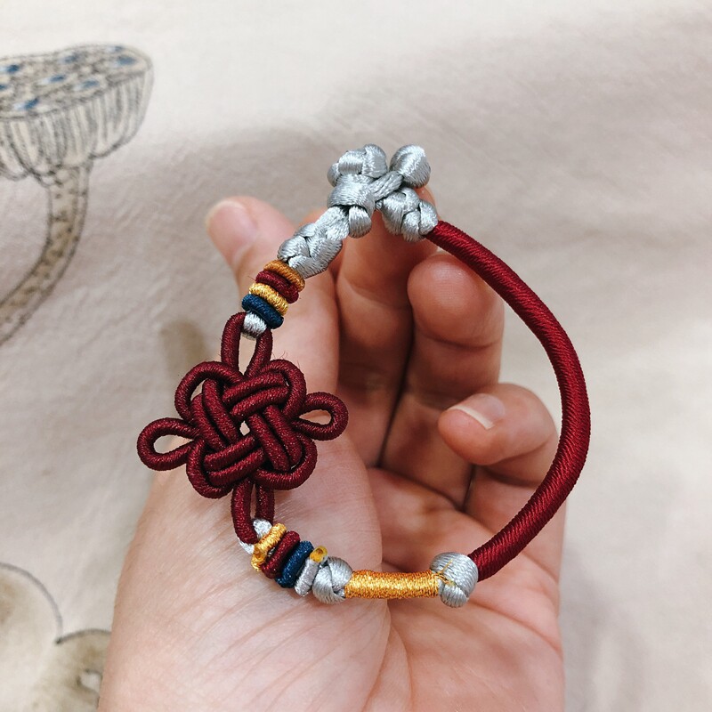 故宫其他手绳本命年中国结红绳编织手链优质手工可加黄金定制全新