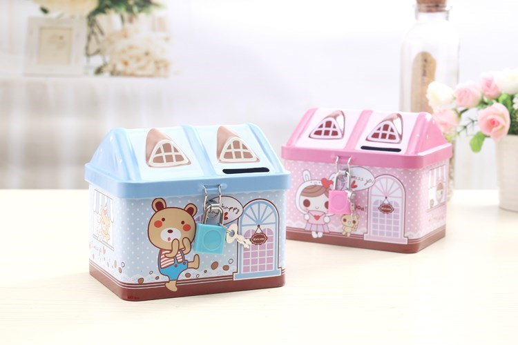 储钱罐宝宝北欧创意存钱罐小猪可爱涂色铁质收纳礼品铁盒儿童储存在类目 节庆用品/礼品, 创意礼品, 储蓄罐中 - 来自Buy2taobao.com提供专业的淘宝代购服务