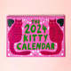 跨境新品 2024 Kitty Calendar 猫咪日历 小猫挂历墙壁规划师