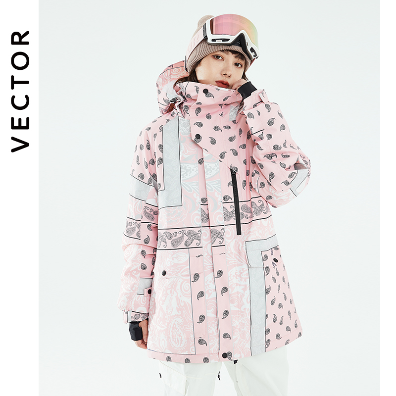 VECTOR滑雪服外套女上衣单板滑雪裤分体套装双板防水保暖滑雪衣男