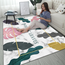 ins风北欧地毯客厅茶几毯现代简约卧室房间满铺可爱大面积床边毯