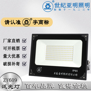 上海世纪亚明ZY609投光灯泛光灯户外防水LED灯工程工地广场球场灯
